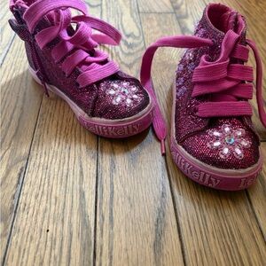Lelli Kelly Glitter High-Top Sneakers